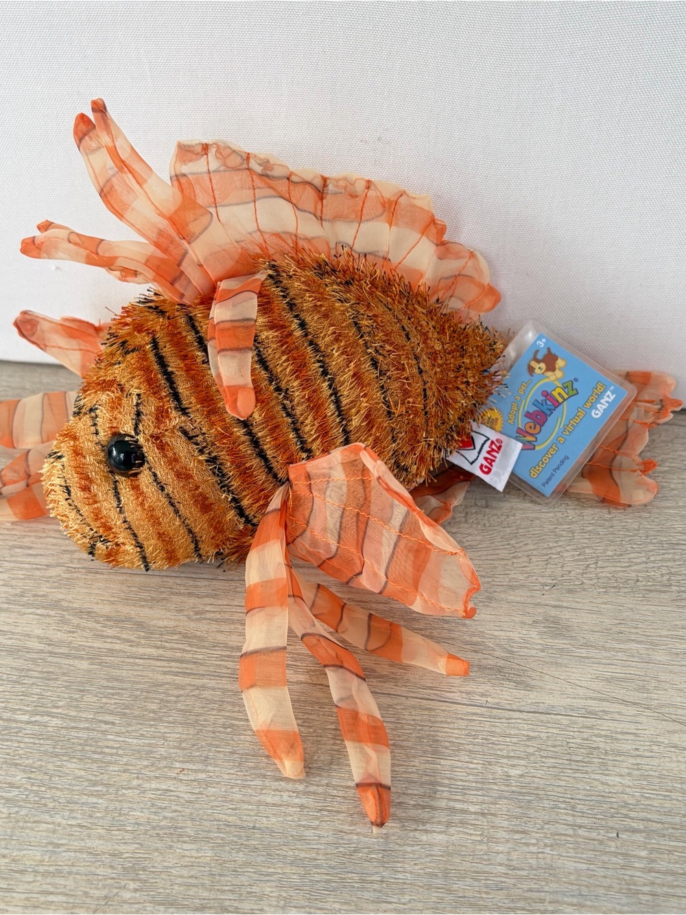 Webkinz Lionfish HM355 Plush Ganz Retired Stuffed Animal New SEALED CODE TAG